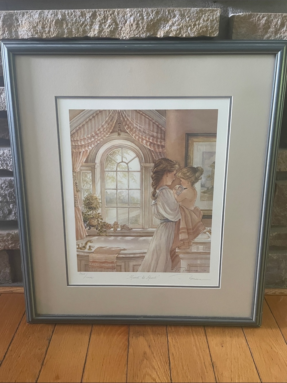 Trish Romance Framed Print Heart to Heart